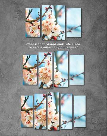 Apricot Blossom in Spring Canvas Wall Art - image 7