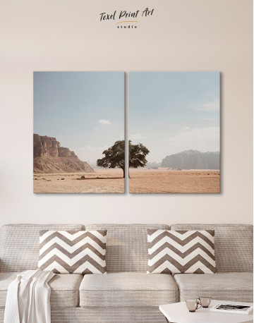 Lonely Tree in Desert Canvas Wall Art - image 7