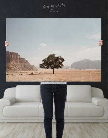 Lonely Tree in Desert Canvas Wall Art - image 9