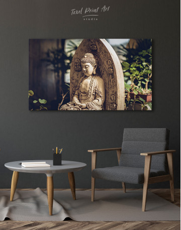 Buddah Statue Canvas Wall Art - image 4