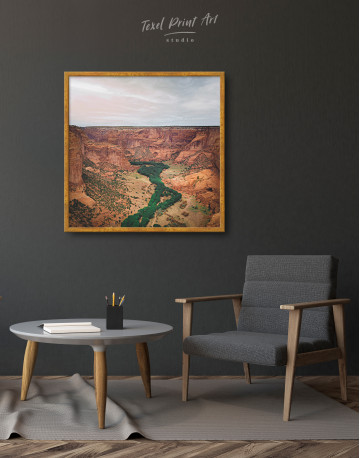 Framed Canyon De Chelly landscape Canvas Wall Art - image 3