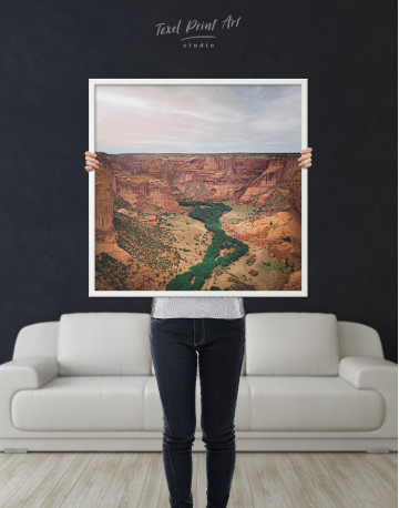 Framed Canyon De Chelly landscape Canvas Wall Art - image 4