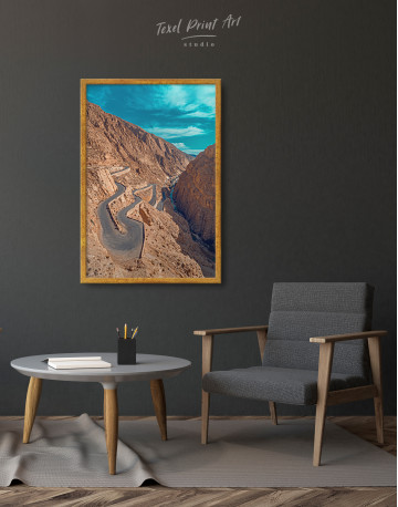 Framed Dades Gorges Morocco Canvas Wall Art - image 4