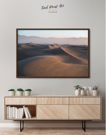 Framed Desert Dune Landscape Canvas Wall Art - image 3