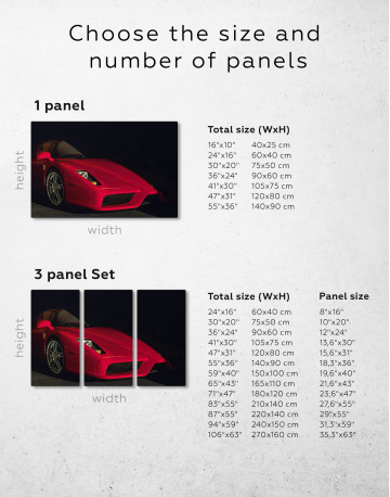 Ferrari Enzo Canvas Wall Art - image 1