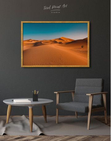 Framed Beautiful Sand of Desert Dune Canvas Wall Art - image 4
