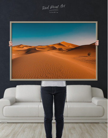 Framed Beautiful Sand of Desert Dune Canvas Wall Art - image 5