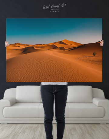 Beautiful Sand of Desert Dune Canvas Wall Art - image 1
