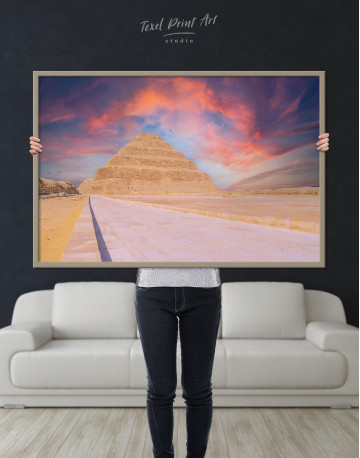 Framed Pyramid of Djoser Canvas Wall Art - image 5