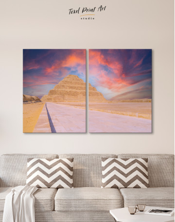 Pyramid of Djoser Canvas Wall Art - image 1