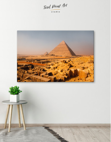 Great Pyramid of Giza Print Canvas Wall Art - image 3