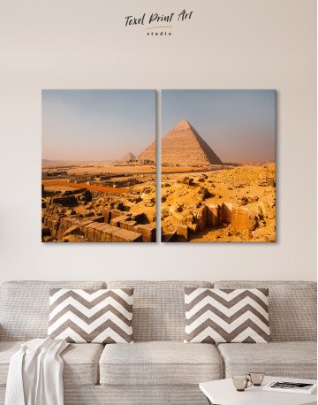 Great Pyramid of Giza Print Canvas Wall Art - image 9