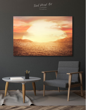 Desert Sun Canvas Wall Art - image 4