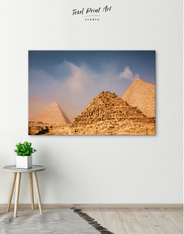 Egyptian Great Pyramids of Giza Canvas Wall Art - image 6