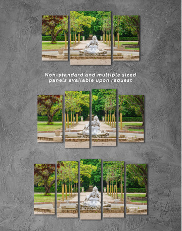 Buddha Fountain in Green Park Canvas Wall Art - image 3