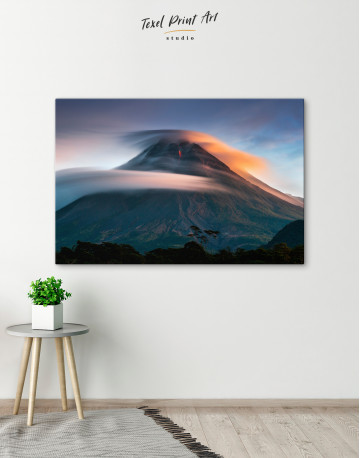 Mount Merapi Yogyakarta Volcano Indonesia Canvas Wall Art - image 6