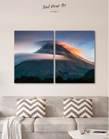 Mount Merapi Yogyakarta Volcano Indonesia Canvas Wall Art - image 10