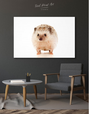 Nice Brown Hedgehog Canvas Wall Art - image 5