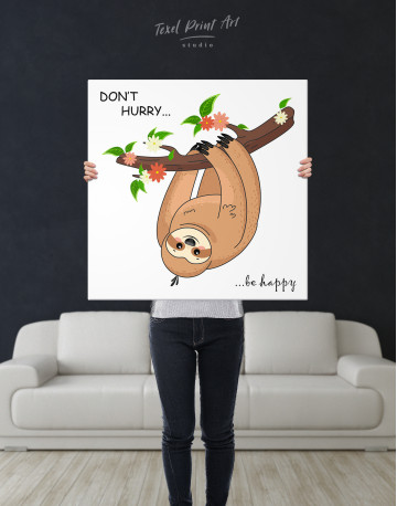 Don`t hurry, be happy Canvas Wall Art - image 6