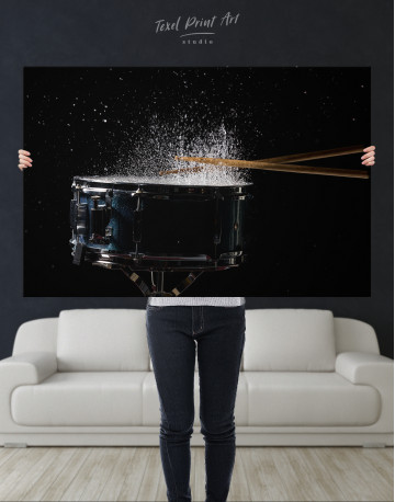 The Drum Sticks with Drum Canvas Wall Art - image 5
