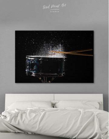 The Drum Sticks with Drum Canvas Wall Art - image 8