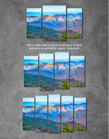 Colorful mountain landscape Canvas Wall Art - image 4