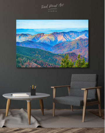 Colorful mountain landscape Canvas Wall Art - image 1
