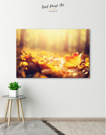 Autumn leaves Canvas Wall Art - image 1