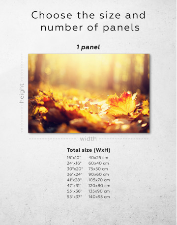 Autumn leaves Canvas Wall Art - image 7