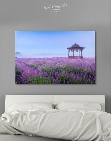 Lavender field landscape Canvas Wall Art