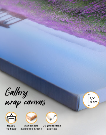 Lavender field landscape Canvas Wall Art - image 4