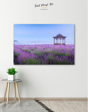 Lavender field landscape Canvas Wall Art - image 1