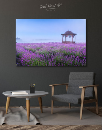 Lavender field landscape Canvas Wall Art - image 2