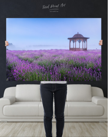 Lavender field landscape Canvas Wall Art - image 3