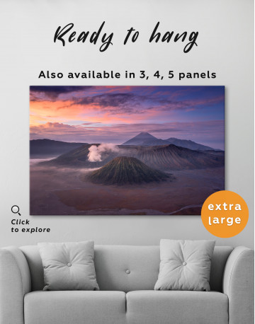 Colorful morning mountain Canvas Wall Art - image 1