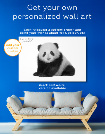 Baby panda Canvas Wall Art - image 5