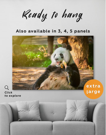 Giant panda bear in china Canvas Wall Art - image 5