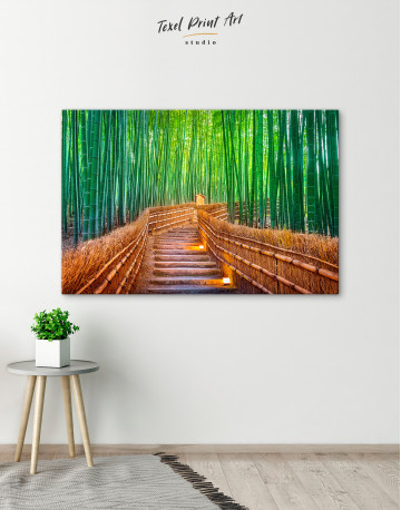 Bamboo forest in Kyoto, Japan Canvas Wall Art - image 8