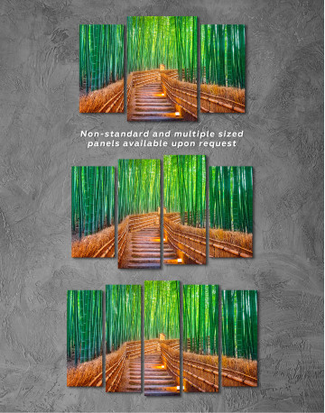Bamboo forest in Kyoto, Japan Canvas Wall Art - image 5