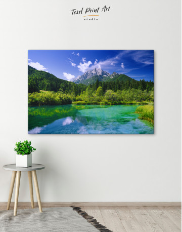 Nature Landscape Alps Mountains in Slovenia Canvas Wall Art - image 8