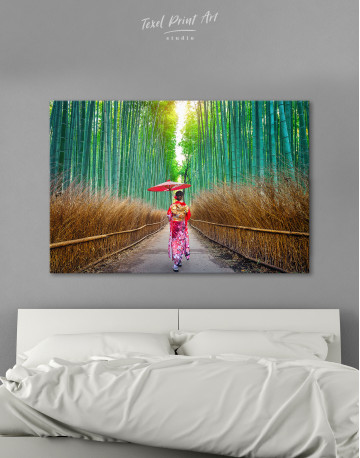 Bamboo Forest Canvas Wall Art