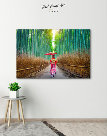 Bamboo Forest Canvas Wall Art - image 8