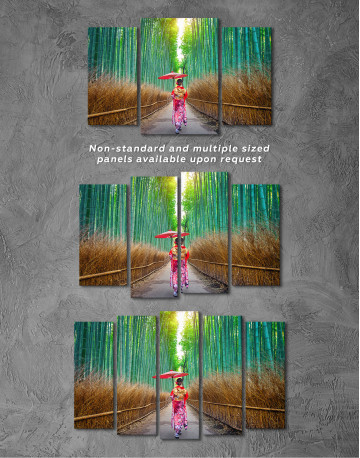 Bamboo Forest Canvas Wall Art - image 5