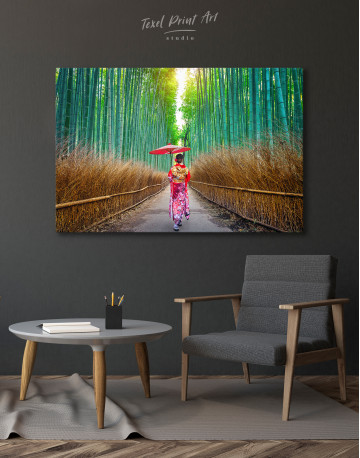 Bamboo Forest Canvas Wall Art - image 4