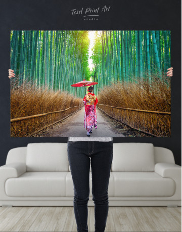 Bamboo Forest Canvas Wall Art - image 2
