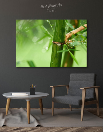 Nature Bamboo Branches Canvas Wall Art - image 4