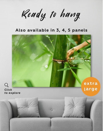 Nature Bamboo Branches Canvas Wall Art - image 6