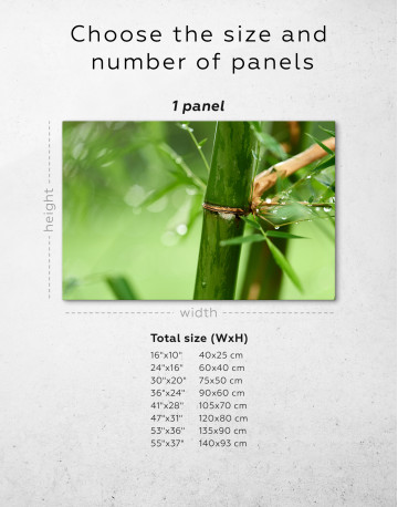 Nature Bamboo Branches Canvas Wall Art - image 8