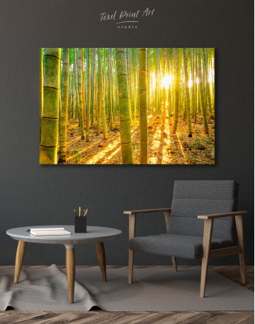 Morning Bamboo Forest Canvas Wall Art - image 5