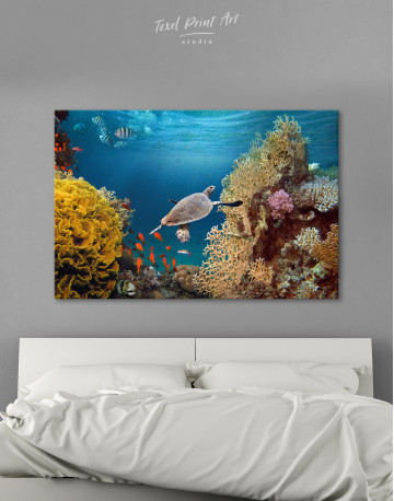Tropical Coral Reef Canvas Wall Art